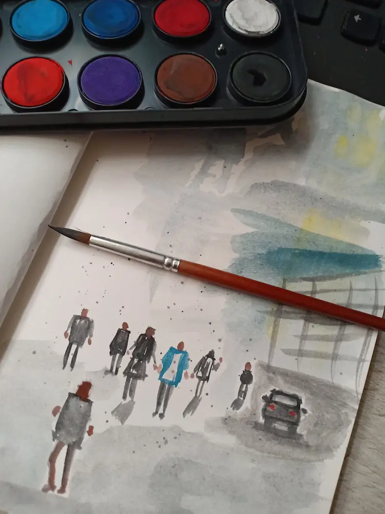 Belajar Menggambar dan Mewarnai dengan Watercolor