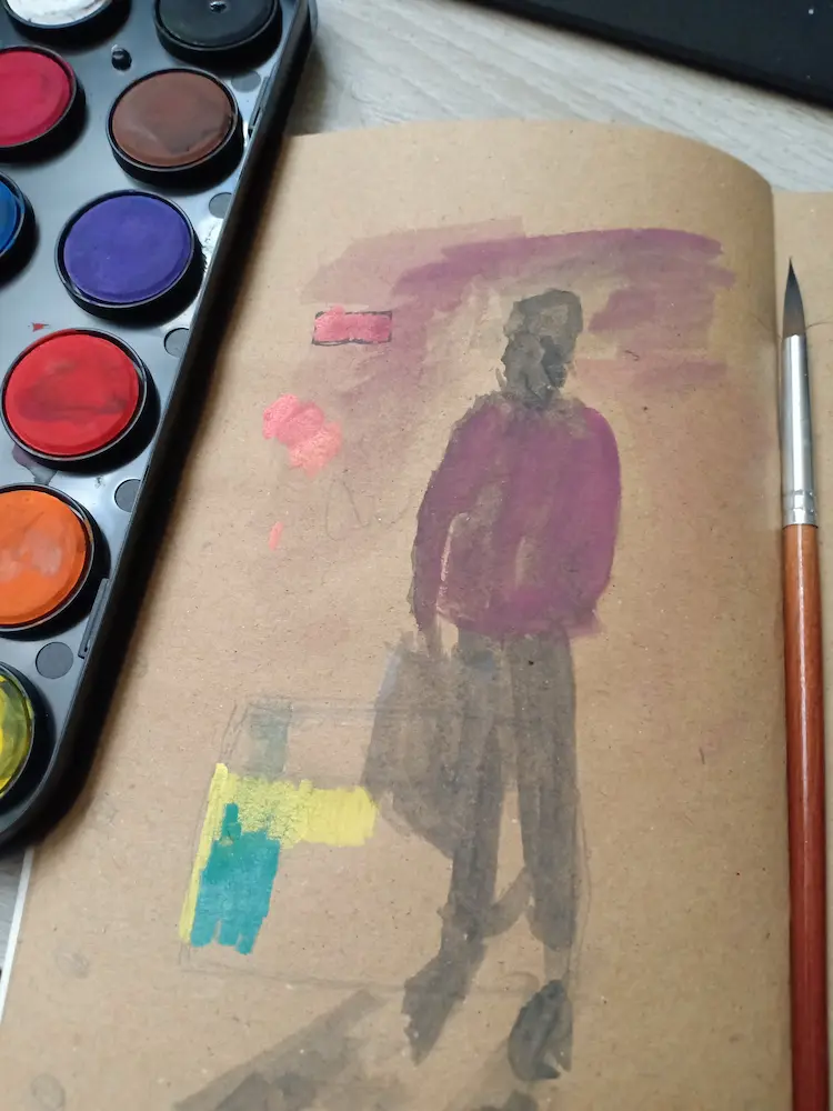 Belajar Menggambar dan Mewarnai dengan Watercolor