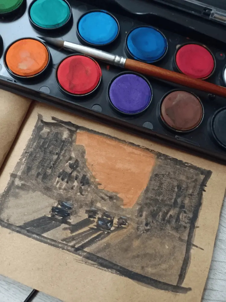 Belajar Menggambar dan Mewarnai dengan Watercolor