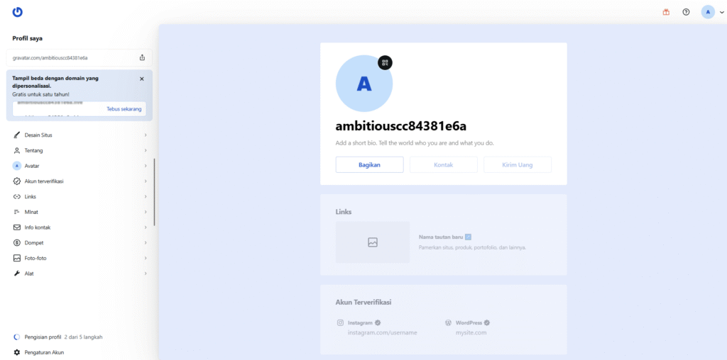 Cara Bikin Akun Profil Gravatar